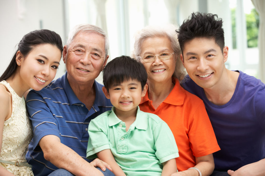 family portrait multi-generations